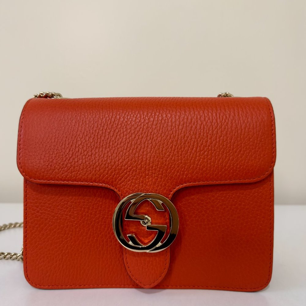 Gucci Interlocking Chain Shoulder Bag